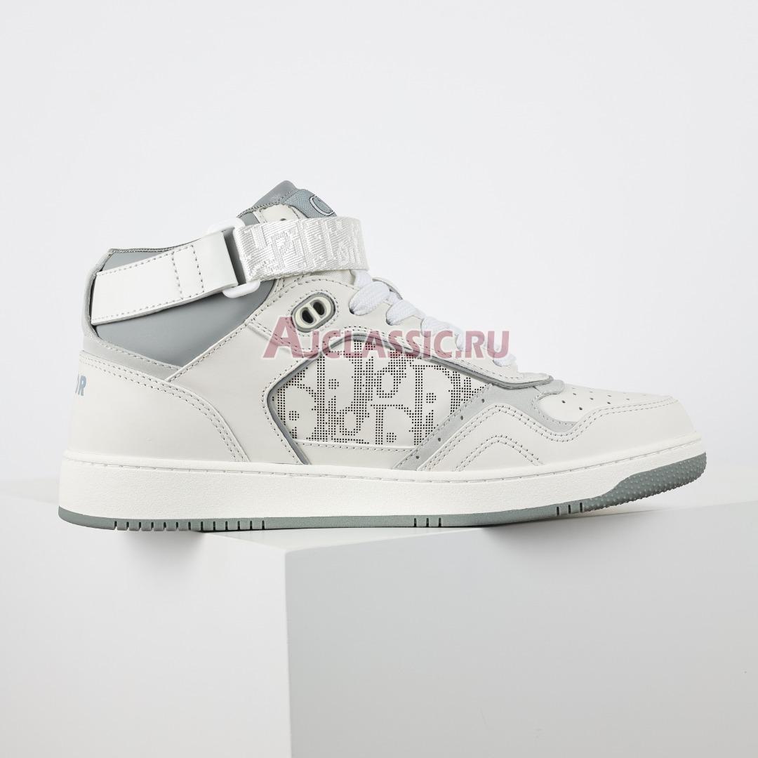 New Dior B27 High "Dior Oblique Galaxy - White" Sneaker 3SH132ZIJ_H068 Shoes