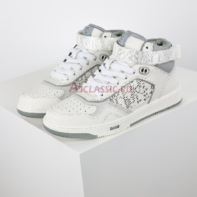 Dior B27 High Dior Oblique Galaxy - White Sneaker White/Gray 3SH132ZIJ_H068 Replicas Shoes