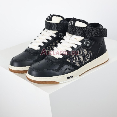 Dior B27 High Dior Oblique - Black Sneaker Black/Beige 3SH132ZIR_H965 Replicas Shoes