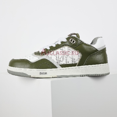 Dior B27 Low Dior Oblique Galaxy - Khaki Sneaker Khaki/Cream 3SN272ZIJ_H610 Replicas Shoes