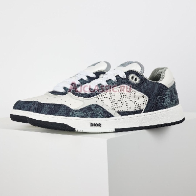 Denim Tears x Dior B27 Low Dior Tears Sneaker Blue/White 3SN272ZWZ_H580 Replicas Shoes