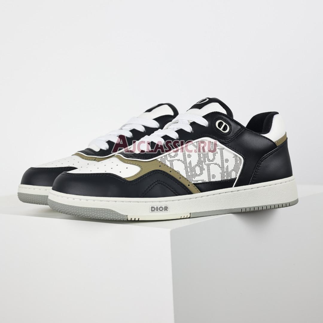 Dior B27 Low "Dior Oblique Galaxy - Black White Beige" Sneaker 3SN272ZIJ_H163