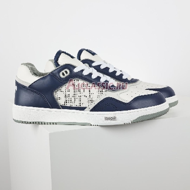 Dior B27 Low Top Deep Blue Sneaker Dark Blue/White 3SN272ZIJ_H820 Replicas Shoes