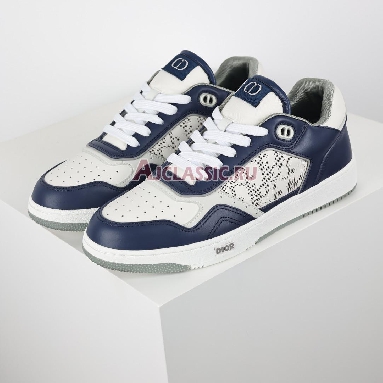 Dior B27 Low Top Deep Blue Sneaker Dark Blue/White 3SN272ZIJ_H820 Replicas Shoes