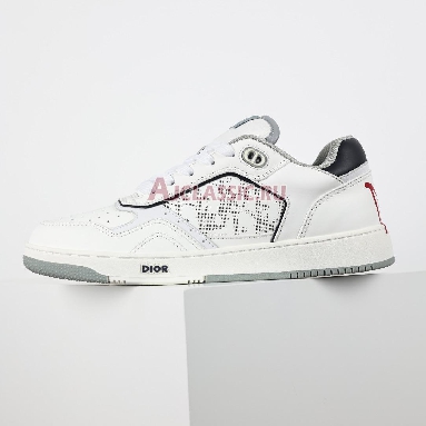 Dior And Shawn B27 Low Sneaker White/Black/Red 3SN272ZJJ_H063 Replicas Shoes