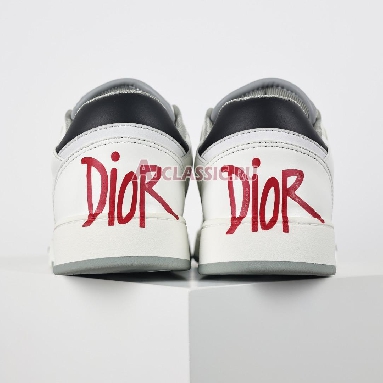 Dior And Shawn B27 Low Sneaker White/Black/Red 3SN272ZJJ_H063 Replicas Shoes