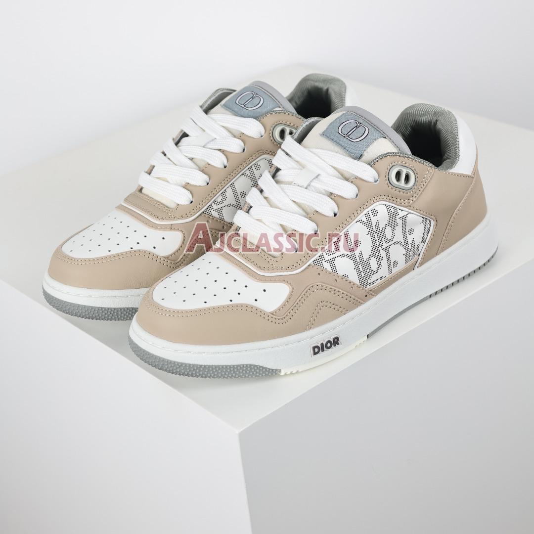 Dior B27 Low "Cream White Oblique Leather" Sneaker 3SN272ZML_H160