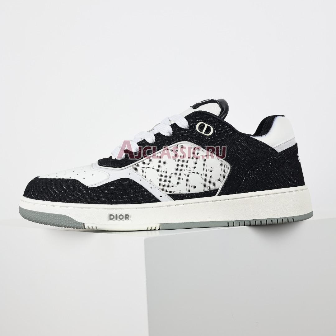 Dior B27 Low "White Black Denim" Sneaker 3SN272ZAC_H960