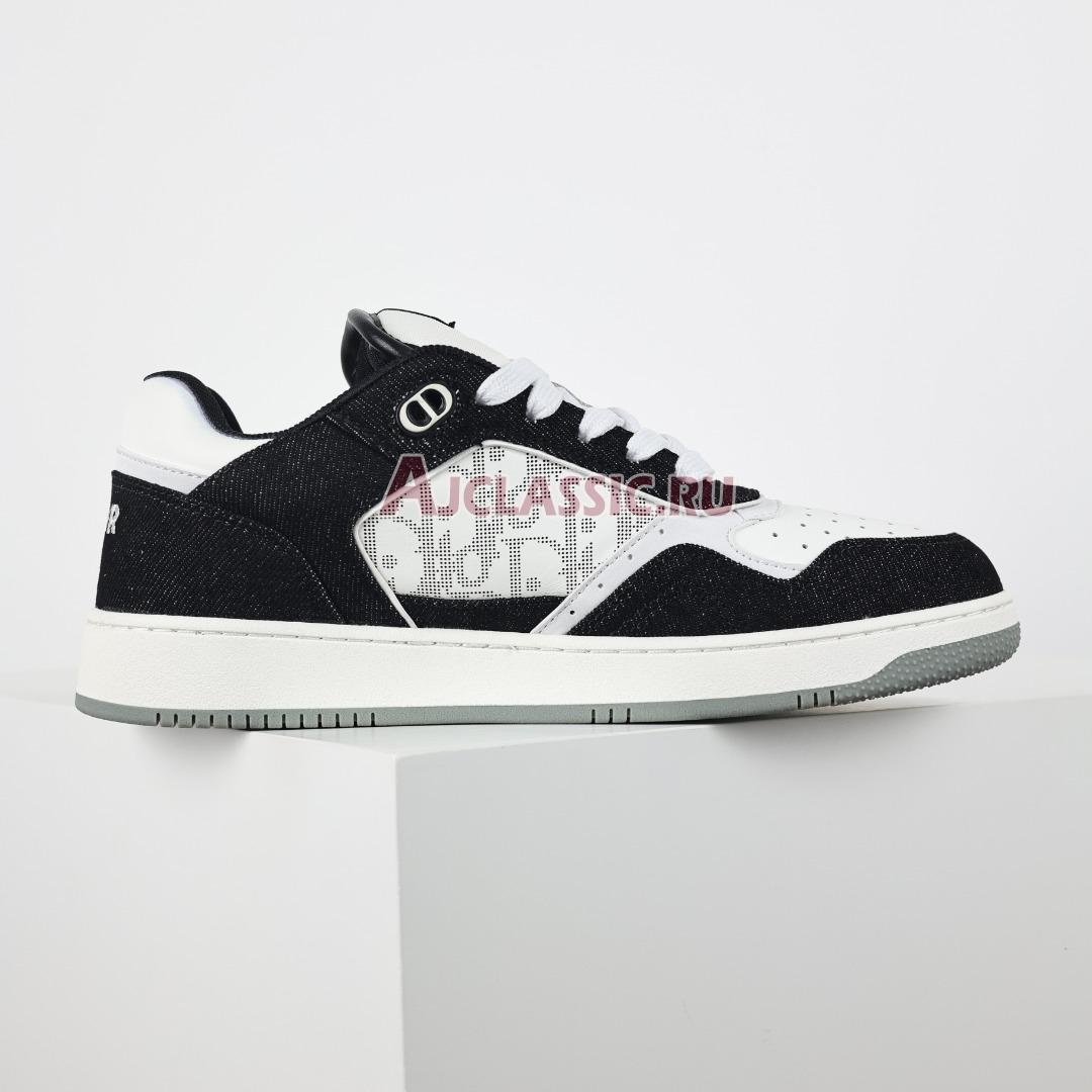 Dior B27 Low "White Black Denim" Sneaker 3SN272ZAC_H960