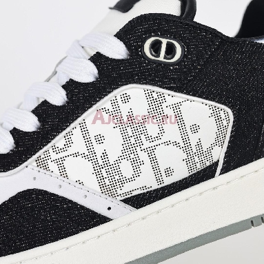 Dior B27 Low White Black Denim Sneaker White/Black 3SN272ZAC_H960 Replicas Shoes