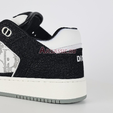 Dior B27 Low White Black Denim Sneaker White/Black 3SN272ZAC_H960 Replicas Shoes