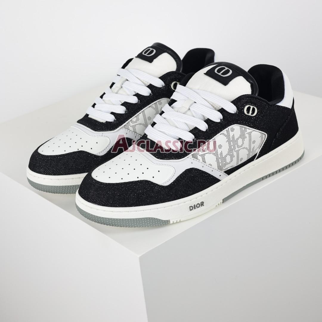 Dior B27 Low "White Black Denim" Sneaker 3SN272ZAC_H960