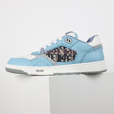 Dior B27 Low Dior Oblique - Light Blue Sneaker Light Blue/Beige/Black 3SN272ZIR_H526 Replicas Shoes