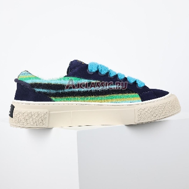 Denim Tears x Dior B33 Dior Tears - Blue Mohair Sneaker Blue Multi-Color/Navy Blue 3SN303ZWR_H551 Replicas Shoes