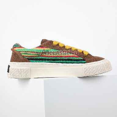 Denim Tears x Dior B33 Dior Tears - Yellow Mohair Sneaker Yellow Multi-Color/Brown 3SN303ZWR_H600 Mens Womens Shoes