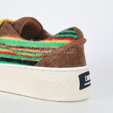 Denim Tears x Dior B33 Dior Tears - Yellow Mohair Sneaker Yellow Multi-Color/Brown 3SN303ZWR_H600 Mens Womens Shoes