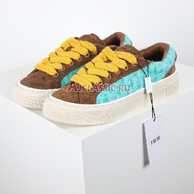 Dior B33 Dior Oblique - Turquoise Brown Sneaker Turquoise/Brown 3SN303ZWV_H650 Replicas Shoes