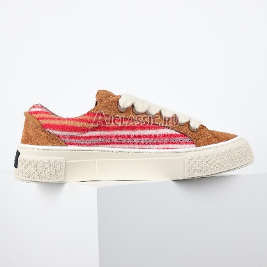 Denim Tears x Dior B33 Dior Tears - Red Mohair Sneaker Red Multi-Color/Brown 3SN303ZWR_H763 Mens Womens Shoes