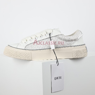 Dior B33 White Smooth Calfskin Oblique Jacquard Sneaker White/Grey 3SN303ZYS_H068 Replicas Shoes