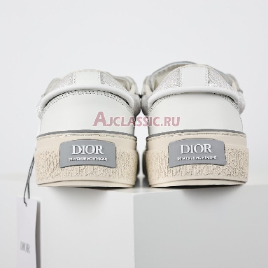 Dior B33 White Smooth Calfskin Oblique Jacquard Sneaker White/Grey 3SN303ZYS_H068 Replicas Shoes