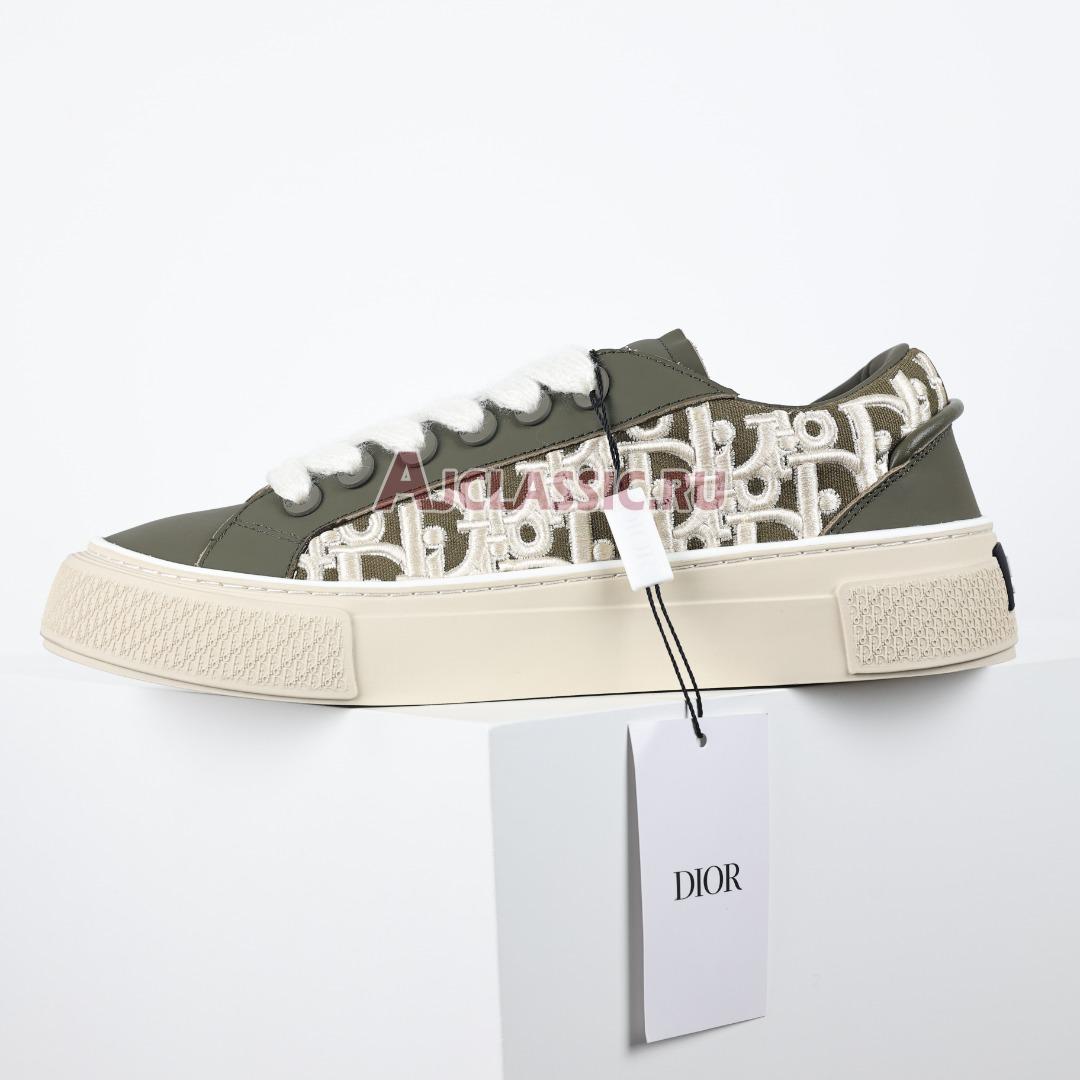 Dior B33 "Khaki Smooth Calfskin Oblique Raised Embroidery (Numbered)" Sneaker 3SN303ZYQ_H681