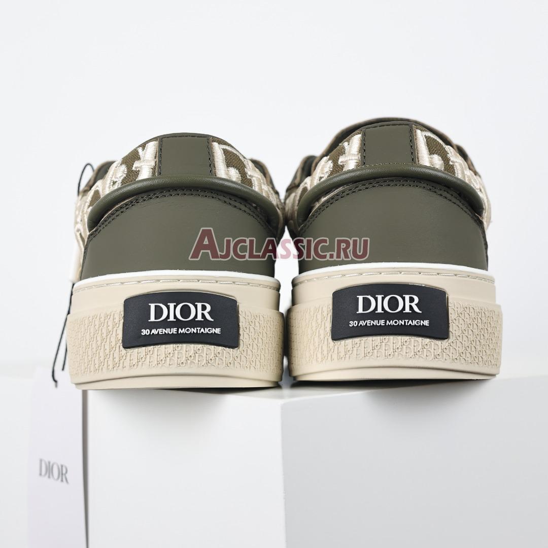 Dior B33 "Khaki Smooth Calfskin Oblique Raised Embroidery (Numbered)" Sneaker 3SN303ZYQ_H681