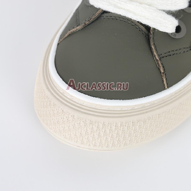 Dior B33 Khaki Smooth Calfskin Oblique Raised Embroidery (Numbered) Sneaker Khaki/White 3SN303ZYQ_H681 Replicas Shoes