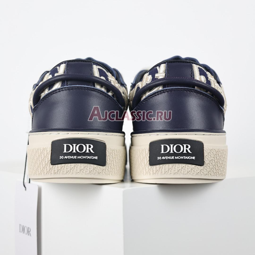 Dior B33 "Dior Oblique Raised Embroidery - Navy Blue" Sneaker 3SN303ZYQ_H561