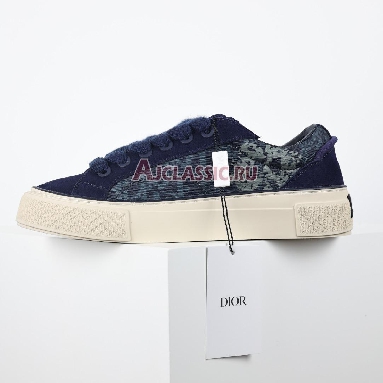 Denim Tears x Dior B33 Dior Tears - Peace Sign Sneaker Blue/Navy Blue 3SN303ZWZ_H565 Replicas Shoes