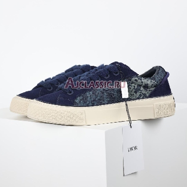 Denim Tears x Dior B33 Dior Tears - Peace Sign Sneaker Blue/Navy Blue 3SN303ZWZ_H565 Replicas Shoes