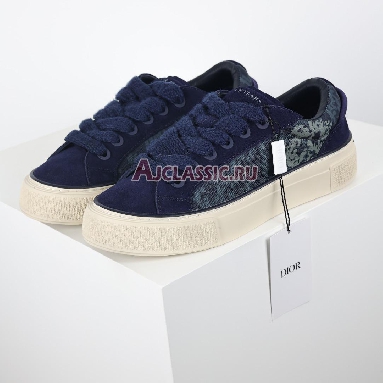 Denim Tears x Dior B33 Dior Tears - Peace Sign Sneaker Blue/Navy Blue 3SN303ZWZ_H565 Replicas Shoes