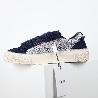 Dior B33 Dior Oblique - Navy Blue Sneaker Navy Blue/White 3SN303ZWN_H559 Replicas Shoes