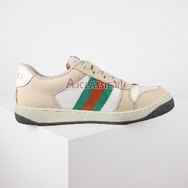 Gucci Wmns Screener Green Orange Sneaker White/Green Orange 577684 9PYQ0 9116 Replicas Shoes