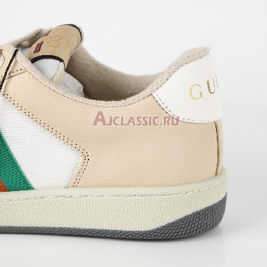 Gucci Wmns Screener Green Orange Sneaker White/Green Orange 577684 9PYQ0 9116 Replicas Shoes