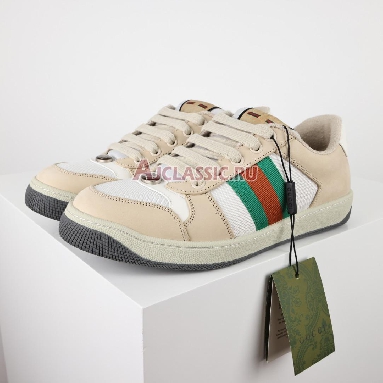 Gucci Wmns Screener Green Orange Sneaker White/Green Orange 577684 9PYQ0 9116 Replicas Shoes