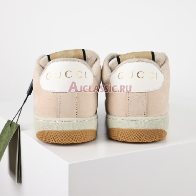 Gucci Wmns Screener White GG Lame Sneaker Cream/White/Silver 577684 2C830 9150 Replicas Shoes