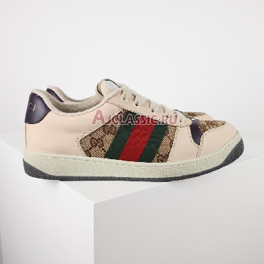 Gucci GG Screener GG Canvas - Beige Sneaker Beige/Ebony 546551 HVKI0 9765 Replicas Shoes