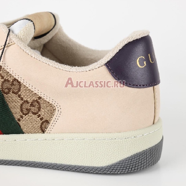 Gucci GG Screener GG Canvas - Beige Sneaker Beige/Ebony 546551 HVKI0 9765 Replicas Shoes