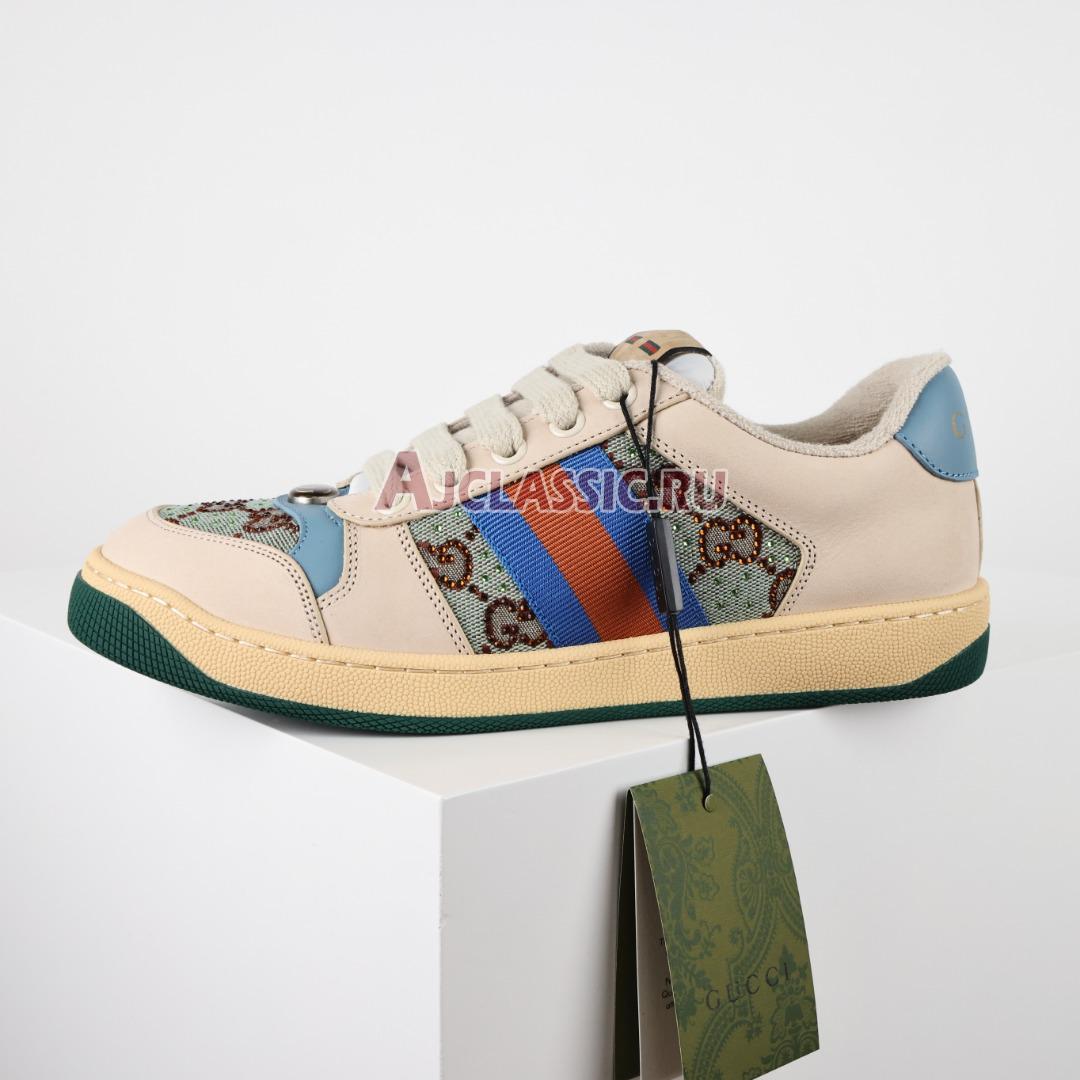 Gucci Wmns Screener "Brown Blue Red" Sneaker 677423 9SFR0 4983