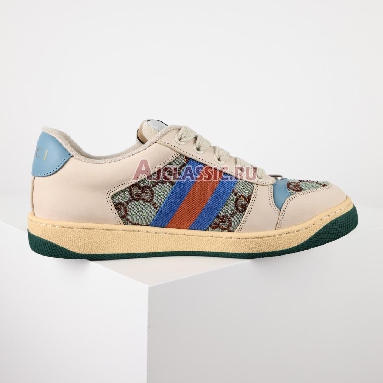 Gucci Wmns Screener Brown Blue Red Sneaker Brown/Blue/Red 677423 9SFR0 4983 Replicas Shoes