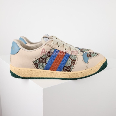 Gucci Wmns Screener Brown Blue Red Sneaker Brown/Blue/Red 677423 9SFR0 4983 Replicas Shoes