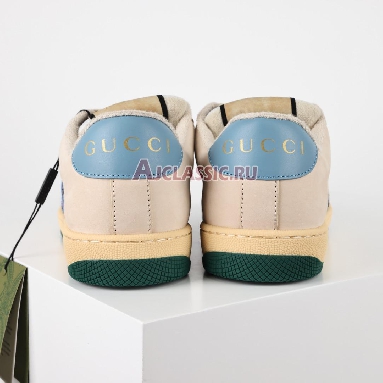 Gucci Wmns Screener Brown Blue Red Sneaker Brown/Blue/Red 677423 9SFR0 4983 Replicas Shoes