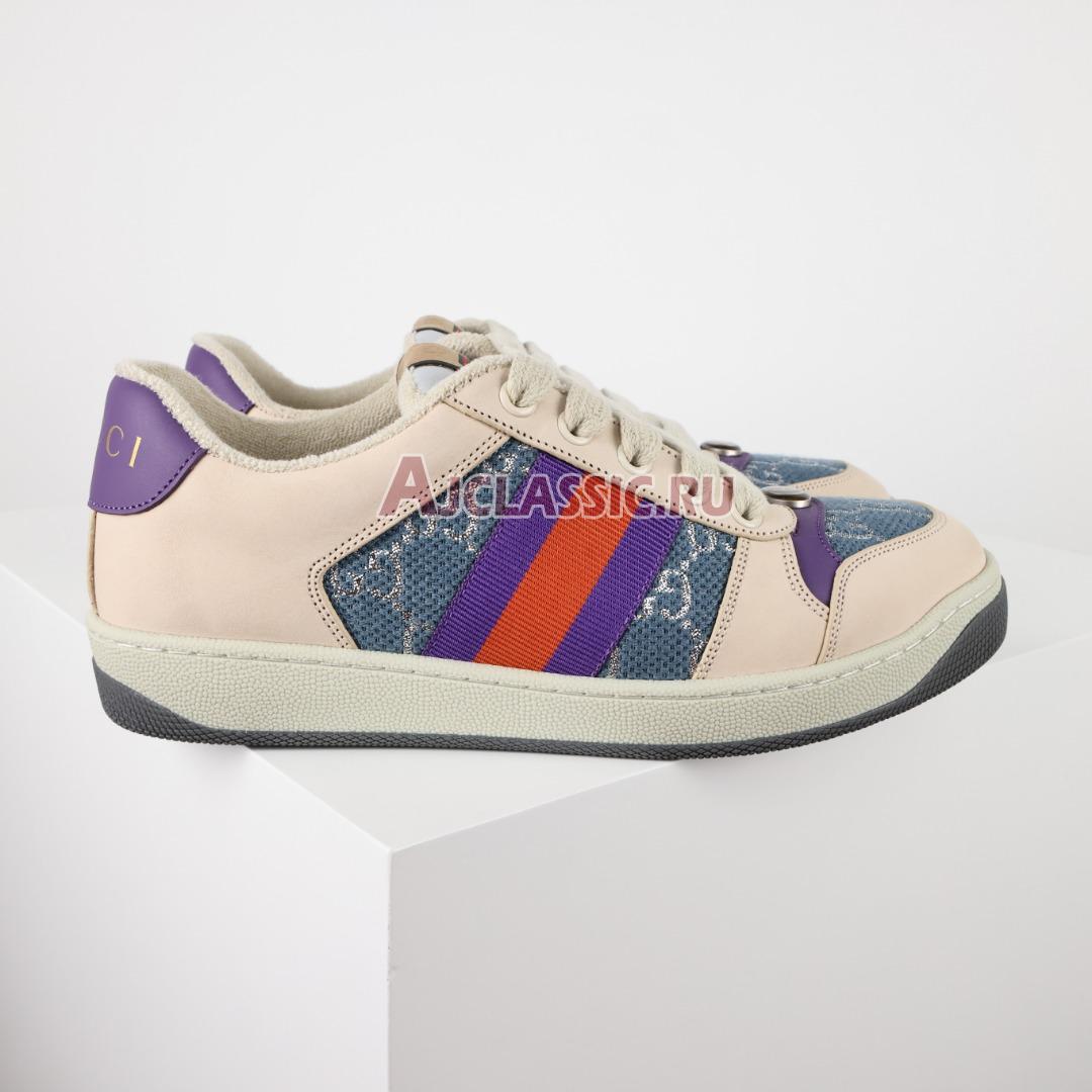 Gucci Screener "Blue GG Lame" Sneaker 577684 2C830 4690