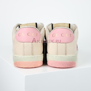 Gucci Wmns GG Screener GG Canvas - Beige Pink Sneaker Beige/Ebony 677423 9SFR0 2587 Replicas Shoes