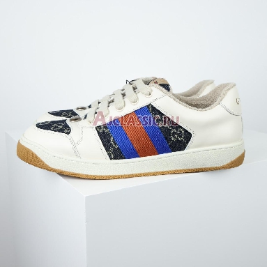 Gucci GG Screener GG Canvas - Denim Ivory Sneaker Blue/Ivory 576223 2KQ40 4467 Replicas Shoes