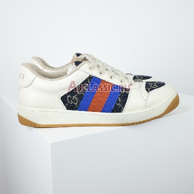 Gucci GG Screener GG Canvas - Denim Ivory Sneaker Blue/Ivory 576223 2KQ40 4467 Replicas Shoes