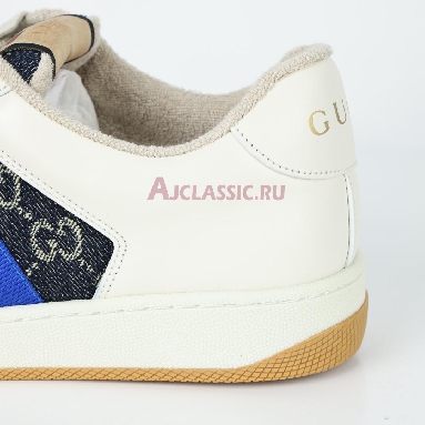 Gucci GG Screener GG Canvas - Denim Ivory Sneaker Blue/Ivory 576223 2KQ40 4467 Replicas Shoes