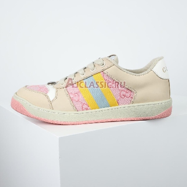 Gucci GG Screener Pink Beige Sneaker Pink/Beige 741575 9SFR0 8478 Replicas Shoes