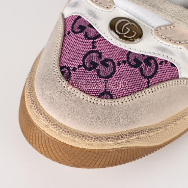 Gucci Screener Series GG Enamel Purple Double g Canvas Printing Sneaker Beige/Red/Green 570443 9SFR0 5270 Replicas Shoes