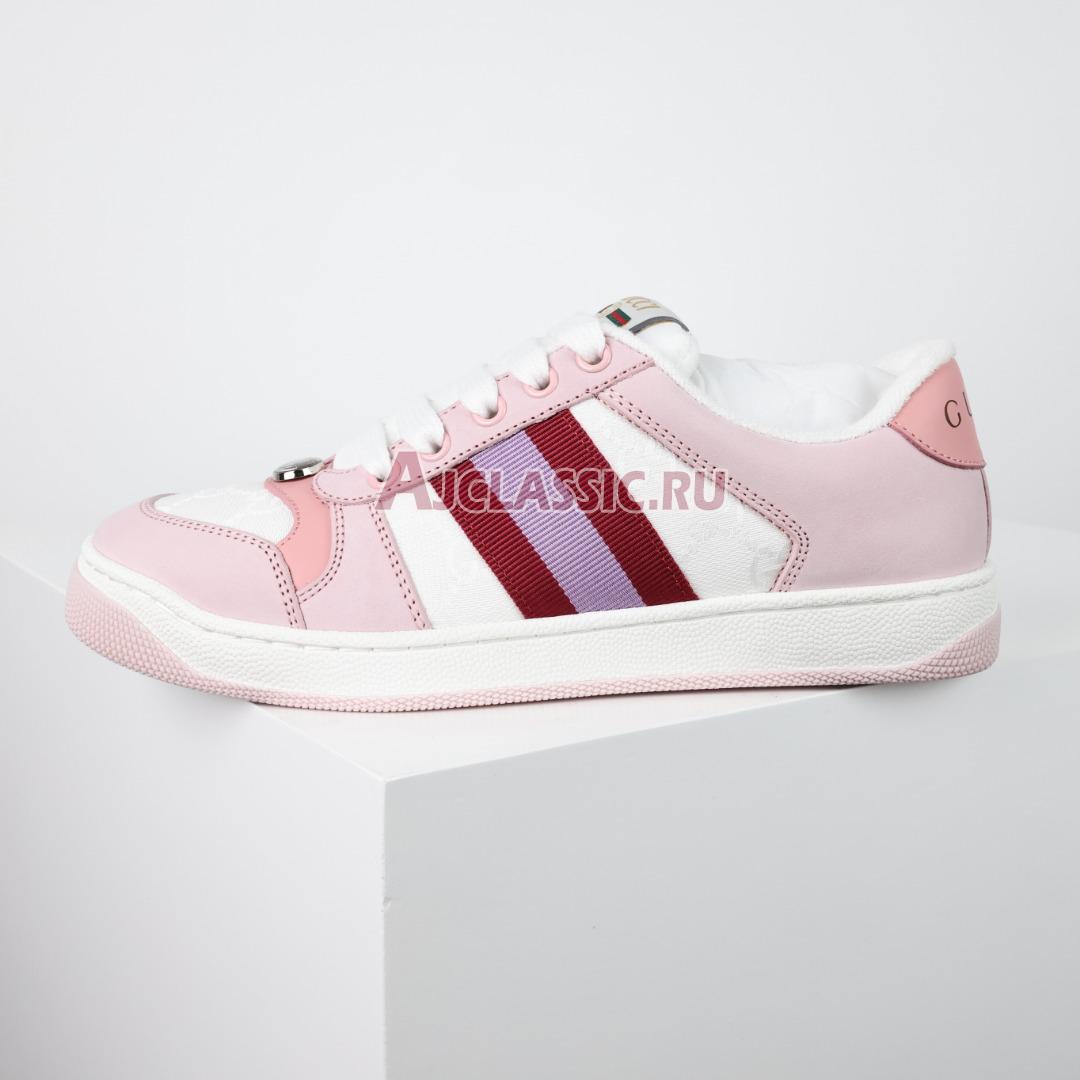 Gucci Wmns Screener "White Pink" Sneaker 677423 HVKI0 9090